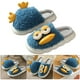 thumbnail image 2 of Pantuflas pato felpa invierno pantuflas peludas suaves divertidas para hombres y mujeres (azul 38-39), 2 of 8