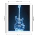 thumbnail image 2 of Paint By Numbers Kit for Adults Beginner - Illuminated Crystal Guitar DIY Canvas Painting Kits for Adults, Frameless Paint By Number for Adults for Home Wall Decor 16x20 Inch, 2 of 7