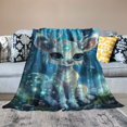 thumbnail image 2 of Orinice Cute Deer Blanket Super Soft Comfortable Warm Anti-Pilling Blanket Suitable for All Seasons Bed Linen Sofa and Plush Decoration Travel Camping Blanket 60x80in, 2 of 6