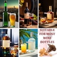 thumbnail image 6 of 6PCS Cowboy Hat Silicone Wine Stopper, Reusable and Unbreakable Glass Bottle Sealer Covers Wine Stoppers, Wine Plug,Wine Cork Stopper for Keeping Wine Champagne Fresh Home Use, 6 of 11