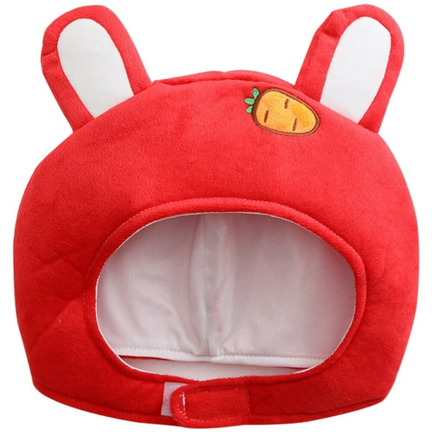 KAKOWELY Sombrero de conejito con orejas de conejo, gorro de peluche para fiesta de Pascua, accesorio para disfraz de cosplay