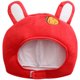 thumbnail image 1 of KAKOWELY Sombrero de conejito con orejas de conejo, gorro de peluche para fiesta de Pascua, accesorio para disfraz de cosplay, 1 of 5
