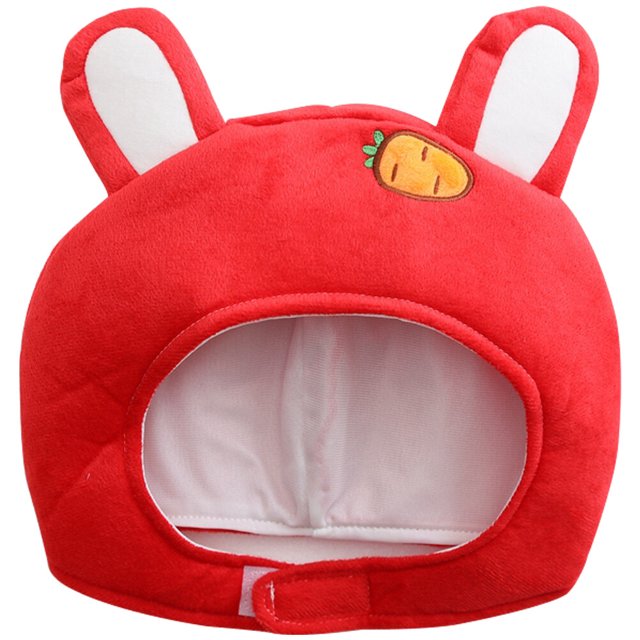 KAKOWELY Sombrero de conejito con orejas de conejo, gorro de peluche para fiesta de Pascua, accesorio para disfraz de cosplay