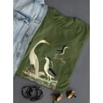 thumbnail image 3 of Vintage Heron Family T-Shirt Women -Alexander Wilson Designs, Female x-Large, 3 of 4
