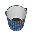 thumbnail image 5 of Uemuo Cute Popcorn Pattern Circular Laundry Hamper Basket with handles,Collapsible laundry basket,Large capacity laundry hamper,Laundry Organizer-Medium, 5 of 8