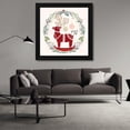 thumbnail image 3 of Noonday Design 20x20 Black Modern Wood Framed Wall Art Titled - Hygge Christmas II, 3 of 6