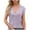 Purple, variant on Lumivie Crop Tops For Women Plus Size Trendy Western Tshirts For Women Women Blouses Summer Workout Shirts For Women Loose Fit Long