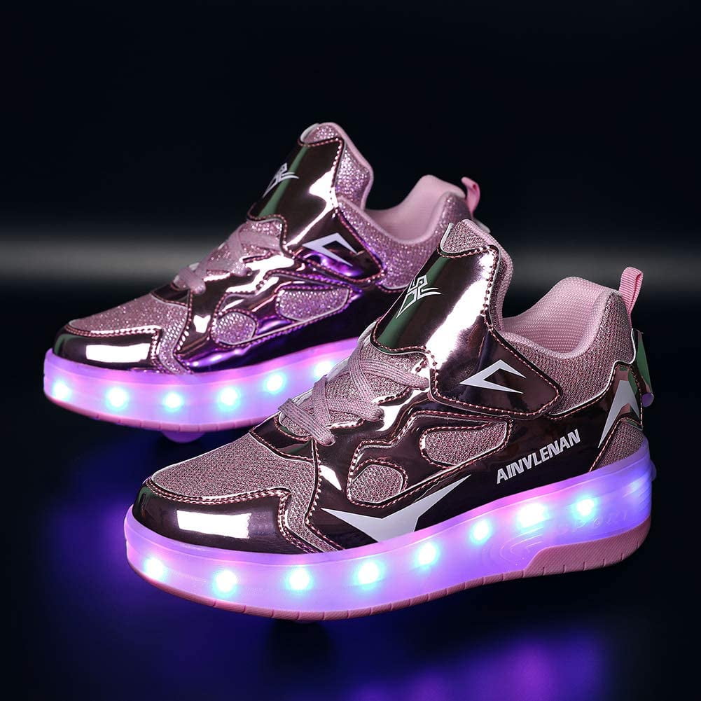 Chaussures à roulettes LED pour enfants - Skateshoes USB Charge