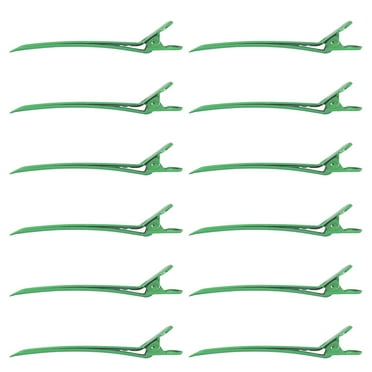 12 Pcs Bangs Hair Clip Non Salon Hairpins Hair Clips for Sectioning Hair Styling Clip Wave Stainless Steel Women's