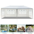 thumbnail image 4 of IVV Waterproof Outdoor Event Tent 10x20Ft with 4 Side Panels, White PE Cloth Canopy Gazebo for Parties, Weddings, and Gatherings, 4 of 8
