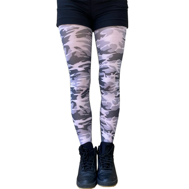 Inappropriate heroin shut Camo Patterned Tights for Women - Walmart.com