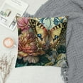 thumbnail image 2 of Nawypu Spring Summer Butterfly Throw Pillow Covers Outdoor Butterfly Quato Farmhouse Pillowcover for Bench Sofa Home Outdoor Spring Decor,, 2 of 5