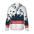 thumbnail image 3 of Kll Congratulation Graduate Print Men'S Women’s Upf 50+ Sun Protection Outdoor Hoodie Jacket Long Sleeve Fishing Hiking Performance Shirt- Large, 3 of 8