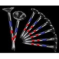 thumbnail image 2 of Tees de golf EagleGlo, irrompibles, transparentes, acrílicos, 8 puntas, 3.25 pulgadas, 2 of 8