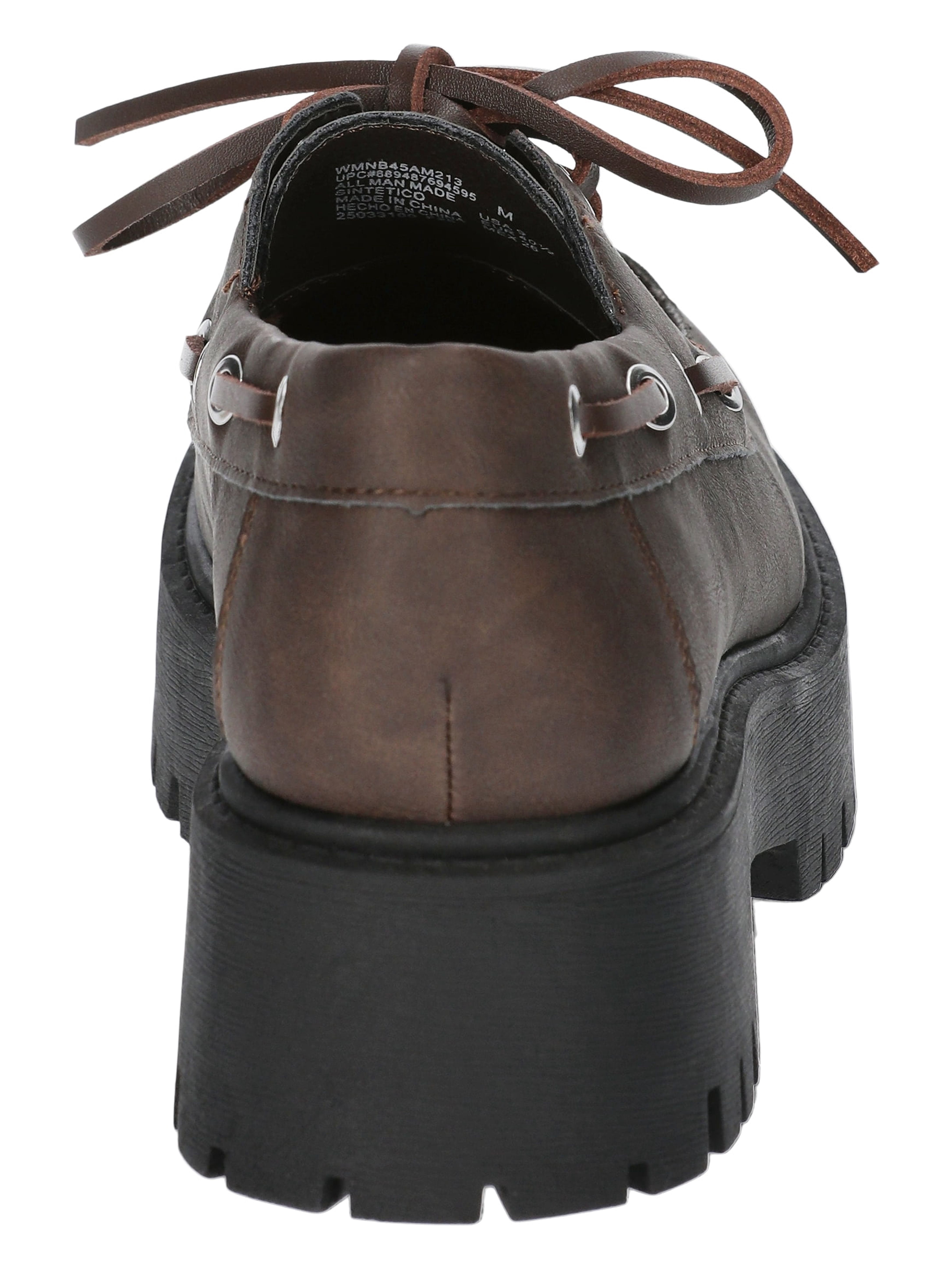 No Boundaries Women's Platform Boat Shoes
