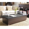 thumbnail image 4 of Furniture of America Table Basse de Rangement en Bois Donovan Noire, 4 of 5