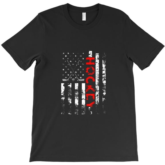 American Flag Hockey USA, Patriotic Gift For Ice Hockey Sports Fans G1329 Unisex T-Shirt, Up to Size 5XL