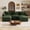 3S+2O, variant on EHANCIS U Shaped Sectional Couch with 2 Ottomans, Modular 4 Seater Sofa, 6 Pillows, Extra Large Deep Seat Couch, Premium Emerald Green Chenille Sofa, Comfy Couch for Living Room & Family