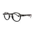 thumbnail image 4 of Orlando (Premium) Reading Glasses, High End Readers, Magnifying Eyeglasses, (Black Translucent) (Round) NY Fifth Avenue, 4 of 4
