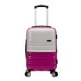 thumbnail image 2 of Rockland F225-2TONEWHITE Bagage Ensemble de Spinner Extensible, Magenta & Blanc - 2 Pièces, 2 of 5