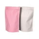 thumbnail image 4 of Grueso 100 Uds mate negro blanco rosa bolsas de pie termosellable papel de aluminio Mylar Zip Lock bolsas de plástico bolsa de almacenamiento de alimentos, 4 of 5