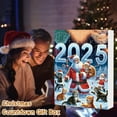 thumbnail image 2 of Cute Cat Christmas Advent Calendar 2025 Home Decor 24Pcs Pendant, 24 Days Christmas Advent Calendar, Countdown Calendar 2D Flat Acrylic Dog Charm, Countdown Pendant (1Set 24Pcs, D), 2 of 5