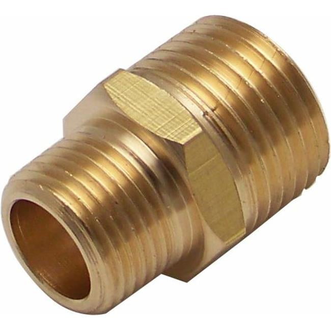 38 in. NPT Male to .5 in. NPT Male Nipple Air Fitting - Walmart.com