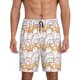 thumbnail image 1 of Balery Cute Cartoon Penguin Pantalones cortos de pijama de punto de algodón para hombre con cinturilla y bolsillos-4X-Large, 1 of 6