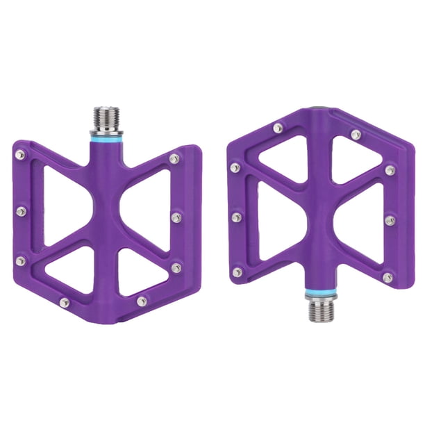Naiovety Componentes de Pedal de bicicleta, accesorio profesional para ciclismo al aire libre, pedales de bicicleta antideslizantes, repuesto de pieza Ciclismo Violeta Naiovety OD024265-03