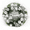 Silver, variant on TureHom 18" Black Gold Silver Teardrop Swag Wreath, Pre-Decorated with Bow Pinecones, Year-Round Decor for Door Fireplace,Red