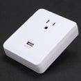 thumbnail image 1 of Toma de corriente con USB, toma de corriente inteligente para pared, toma de corriente para el hogar, toma de corriente de pared probada profesionalmente, 1 of 12