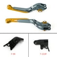 thumbnail image 2 of Adjustable Extendable Brake & Clutch Lever for Speed Triple R 1200 Scrambler Gold, 2 of 10