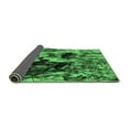 thumbnail image 2 of Ahgly Company Indoor Round Oriental Emerald Green Industrial Area Rugs, 5' Round, 2 of 4