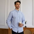 thumbnail image 3 of sogami Men's Plaid Button Down Shirts Business Casual Long Sleeve Shirts, 3 of 9