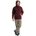 thumbnail image 2 of Wrangler Workwear Men's and Big Men's Relaxed Pullover Hoodie with Faux Shearling Lining, Sizes S-3XL, 2 of 9