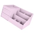 thumbnail image 2 of Tssuoun Box PP Makeup Organizer Case Table Storage Container with Drawers Jewelry Cosmetic Case pink 28x17x13cm, 2 of 8