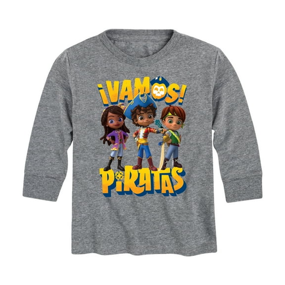 Santiago of The Sea - Vamos Piratas - Toddler And Youth Long Sleeve Graphic T-Shirt