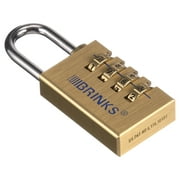 Brinks Solid Brass 30mm Resettable Combination Padlock with 1 3/16in Shackle