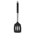 thumbnail image 1 of Paquete de 2 espátulas de silicona sólidas, espátulas de cocina antiadherentes con ranuras, utensilios de cocina libres de alta resistencia al calor, utensilios de cocina ideales para pescado, hu, 1 of 5