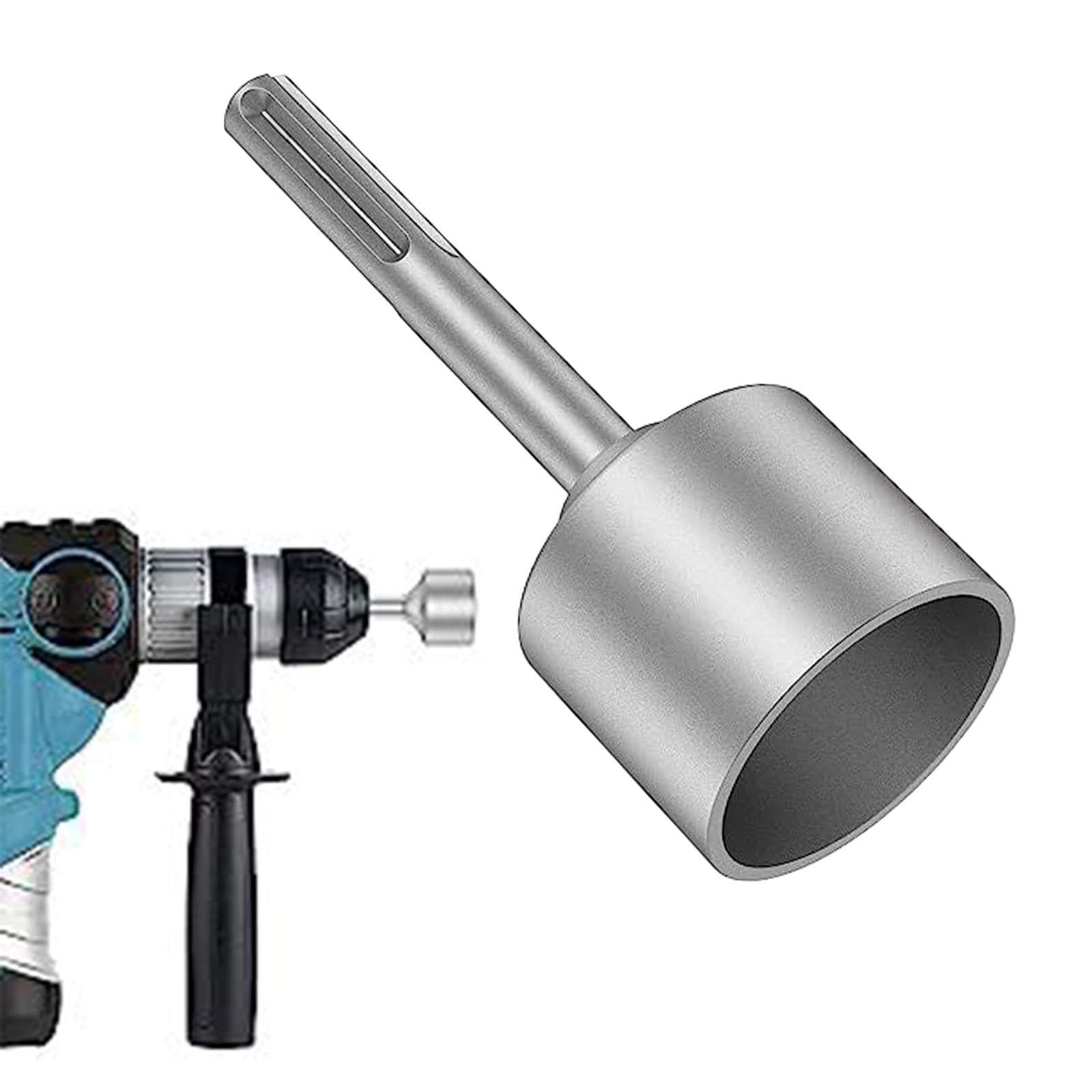 Ground Rod Driver Bit, Drill Grounding Rods, Heavy Duty Durable Ground Rod Bits Driver, Steel Drill Bit Driver 5 Pits Handle 65mm