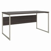 Maykoosh Gothic Grace 60W X 30D Computer Table Desk With Metal Legs In Storm Gray