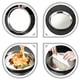 thumbnail image 4 of Plato frío de acero inoxidable Bandeja de comida para el hogar Plato de almacenamiento de alimentos Plato de cena, 4 of 7