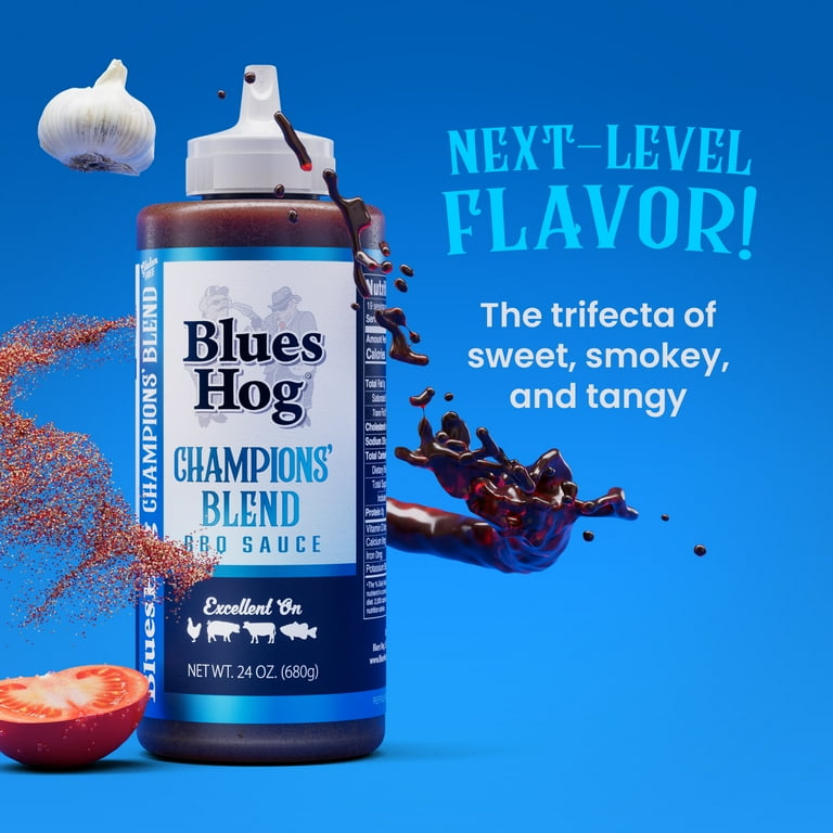 Blues Hog Champions' Blend BBQ Sauce, Gluten-free, 24 oz