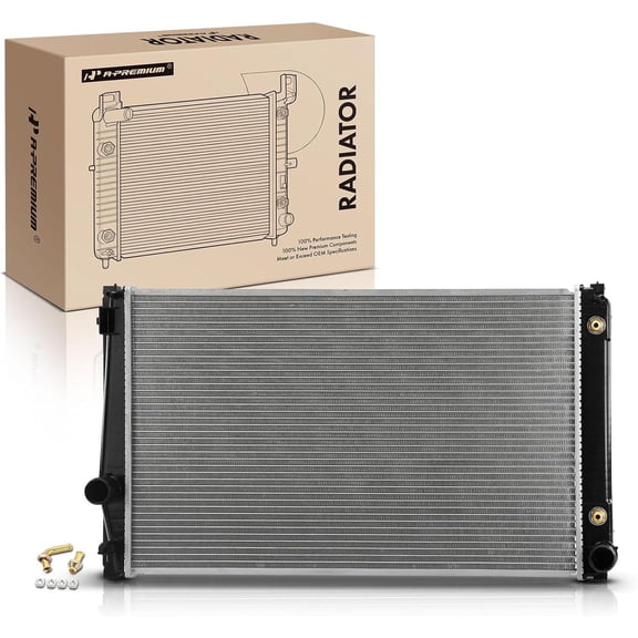 A-Premium Engine Coolant Radiator with Transmission Oil Cooler Compatible with Toyota RAV4 2006 2007 2008 2009 2010 2011 2012 V6 3.5L, Replace# 1640028570