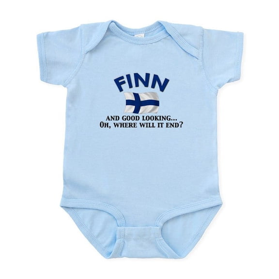 CafePress - Good Lkg Finn 2 Infant Bodysuit - Baby Light Bodysuit, Size Newborn - 24 Months