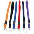 thumbnail image 5 of ✪ ONE Color Black Blank Plain Key Lanyard Badge ID Holders Phone Neck Straps, 5 of 14