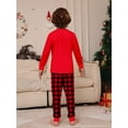 thumbnail image 4 of Pijamas de Feliz Navidad para niños y niñas, conjunto de ropa de dormir de manga larga, Jersey, Tops y pantalones, camisón, 4 of 4