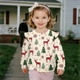 thumbnail image 4 of DISNIMO Christmas Sweatshirt for Girls Snowflake Elk Printed Pullover Tops Long Sleeve T-Shirts Comfy Sweater Tops for Fall Winter 7-8 Years, 4 of 7