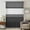 Gray Black, variant on Black Morocco Sheer Curtains 63 Inches Long, Grey Striped Middle Century Patterned Light Filering Curtains, Breathable Simi Curtain Privacy Drapes for Living Room Bedroom Lightweight Window Treatment