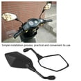thumbnail image 4 of 1 Pair Universal 10mm Left and Right Side Motorcycle Rear View Mirror Black Motorcycle Rearview Motorcycle Mirror Motorcycle, 4 of 8